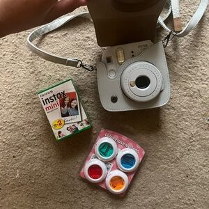 Instax Mini9: Almost New with Case, Film and Colored Lenses